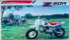 HONDA Z50R MOTORCYCLE 3x5ft FLAG BANNER MAN CAVE GARAGE picture