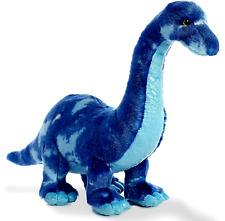 Aurora Blue Brachiosaurus Dinosaur Soft Plush 13.5