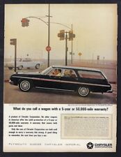 1964 PLYMOUTH FURY WAGON Print Ad 