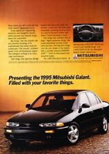 1995 Mitsubishi Galant Original Advertisement Print Art Car Ad J916 picture