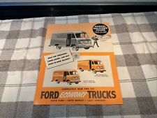 1953 Ford Parcel Delivery Van Truck Brochure P-350 P-500 Excellent Original 53 picture