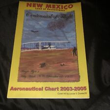 2003-2005 New Mexico Land Of Enchantment Aeronautical Chart W/art By L.V.Durand picture