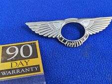 BENTLEY CONTINENTAL GT GTC FLYING SPUR 04-12 OEM FRONT GRILL CHROME BADGE WINGs picture