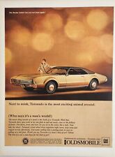 1967 Print Ad Oldsmobile Toronado Rocket Action Cars General Motors Olds Lady picture