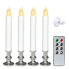Flameless Window Candles With Remote And Timer Battery Operated Flickering Candl picture