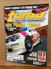 Turbo Magazine- January 2003 - RSX, WRX, RX7, VW Golf picture
