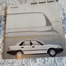 1989 Toyota Corolla Brochure Catalog LE SLX WAGON ALL-TRAC SPORT 11