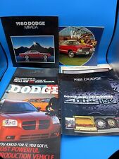 Lot Of 1978-1990's Dodge + Car Dealer Sales Brochures Books Booklets Catalogs  picture