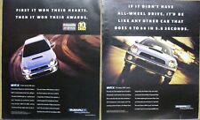 2002 2003 Subaru WRX Print Ad Lot (2) picture