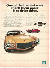 1971 Chevrolet Camaro and Corvette Vintage Magazine Ad picture
