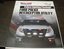 2014 WHELEN FORD POLICE CAR INTERCEPTOR UTILITY LIGHTING PACKAGE Catalog - #1 picture