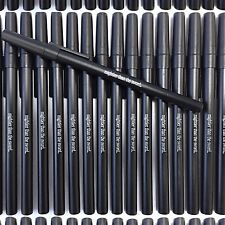 Misprint Pens 100 pc Ball Point Ink Bic Round Stic Style Black Cap Wholesale Lot picture