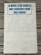 Vintage 1965 1966 Movie Star Guide Map Souvenir From Hollywood picture