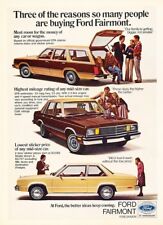 1978 Ford Fairmont Original Advertisement Print Art Car Ad A89 picture