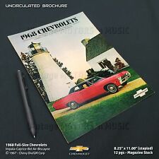 UNCIRCULATED 1968 Chevrolet Chevelle Camaro Chevy II Corvair Corvette Brochure picture