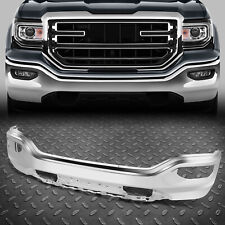 For 16-19 GMC Sierra 1500/Limited Chrome Front Bumper Face Bar w/Fog Light Holes picture