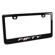 Chevrolet Camaro 50 Year in 3D Real Carbon Fiber ABS Plastic License Plate Frame picture