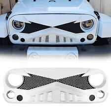 AMERICAN MODIFIED Front Hawke Grille Compatible with 2007-2018 Jeep Wrangler JK picture