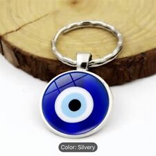 New Evil Eye Keychain Accessories Turkey Evil Eyes Lucky Pendant Metal KeyChain picture