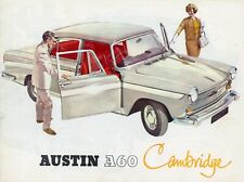 Austin A60 Cambridge original Sales Brochure 1960 B M C No 2056 K Pininfarina picture