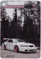 Highly Modified Ford Mustang ('99-'04 Body Style) White Trading Card picture