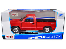1993 Chevrolet 454 SS Pickup Truck Red 1/24 Diecast Model Car picture