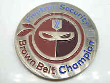 SECURITY BROWN BELT CHAMPION CHALLENGE COIN picture
