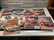 1981 Chevrolet Trucks Original Sales Brochures 10 Pieces. picture