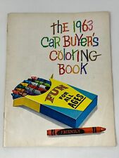 1963 mercury original dealers  promotional coloring book. See Photos picture