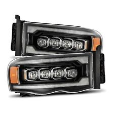 For 03-05 Dodge Ram 1500 2500 Nova Black LED Projector Headlight Headlamp picture