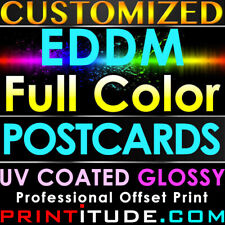 5000 CUSTOM PRINTED 4x11 EDDM Postcards Full Color Gloss Every Door Direct Mail picture