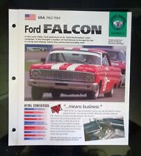 Imp 1962-64 Ford falcon  information  brochure hot cars race car scca nhra picture