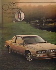 1986 Oldsmobile Cutlass Ciera Cruiser Supreme Calais Car Dealer Sales Brochure C picture