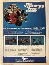 1977 Holley The System '77 Print Ad Colt Industries picture