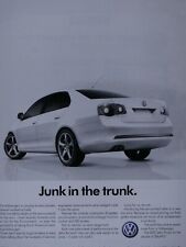 2007 Volkswagen Jetta JUNK IN THE TRUNK White Fodor Original Print Ad 8.5 x 11