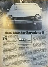 1977 Road Test AMC Matador Barcelona II illustrated picture
