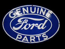 Porcelain Genuine Ford Parts Enamel Metal Sign Size 30