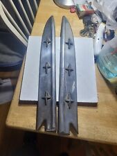 Used OEM GM 1951 Pontiac Front Fender Mouldings Trim Pair Chieftain Catalina picture