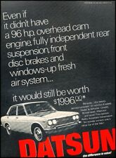 1968 Datsun Sedan 1996 96hp Vintage Advertisement Print Art Car Ad J441A picture