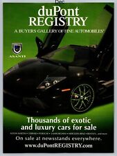 Lamborghini Black Exotic Car Asanti Tires duPont Registry2008 Full Page Print Ad picture