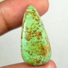 31x16x7mm Natural Chrysocolla- 18.50 Ct- Pear Cabochon Loose Gemstone picture