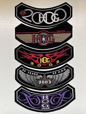 NEW 2000- 2004 HOG Harley Davidson Owners Group Patch lot .  Pristine F5 picture