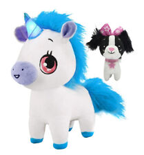 Wish Me Pets Bundle - Light Up LED Plush Stuffed Animals - Blue Tinks Unicorn an picture
