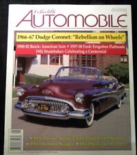 Collectible Automobile 1995 August 1966-67 Dodge Coronet 1950-52 Buick 1937-8 Fo picture