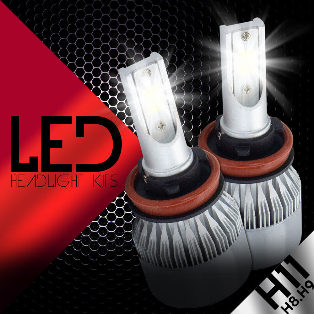 Cree LED Headlight Kit H8 H9 H11 6000K Low Beam Fog Bulb HID White