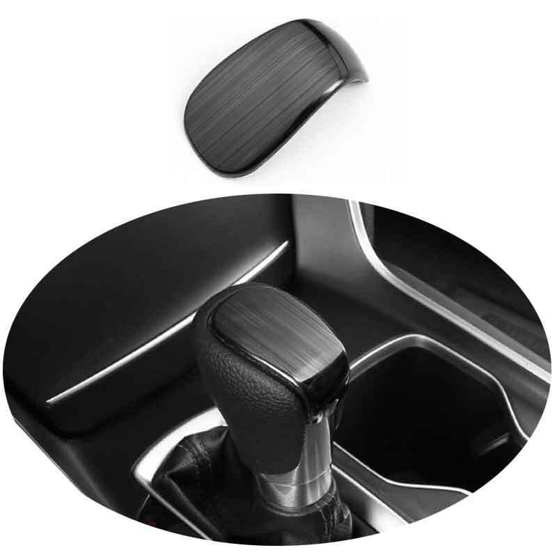 Fit For Honda Accord 2018-2022 Black Steel Gear Shift Knob Shifter Lever Trim 1X