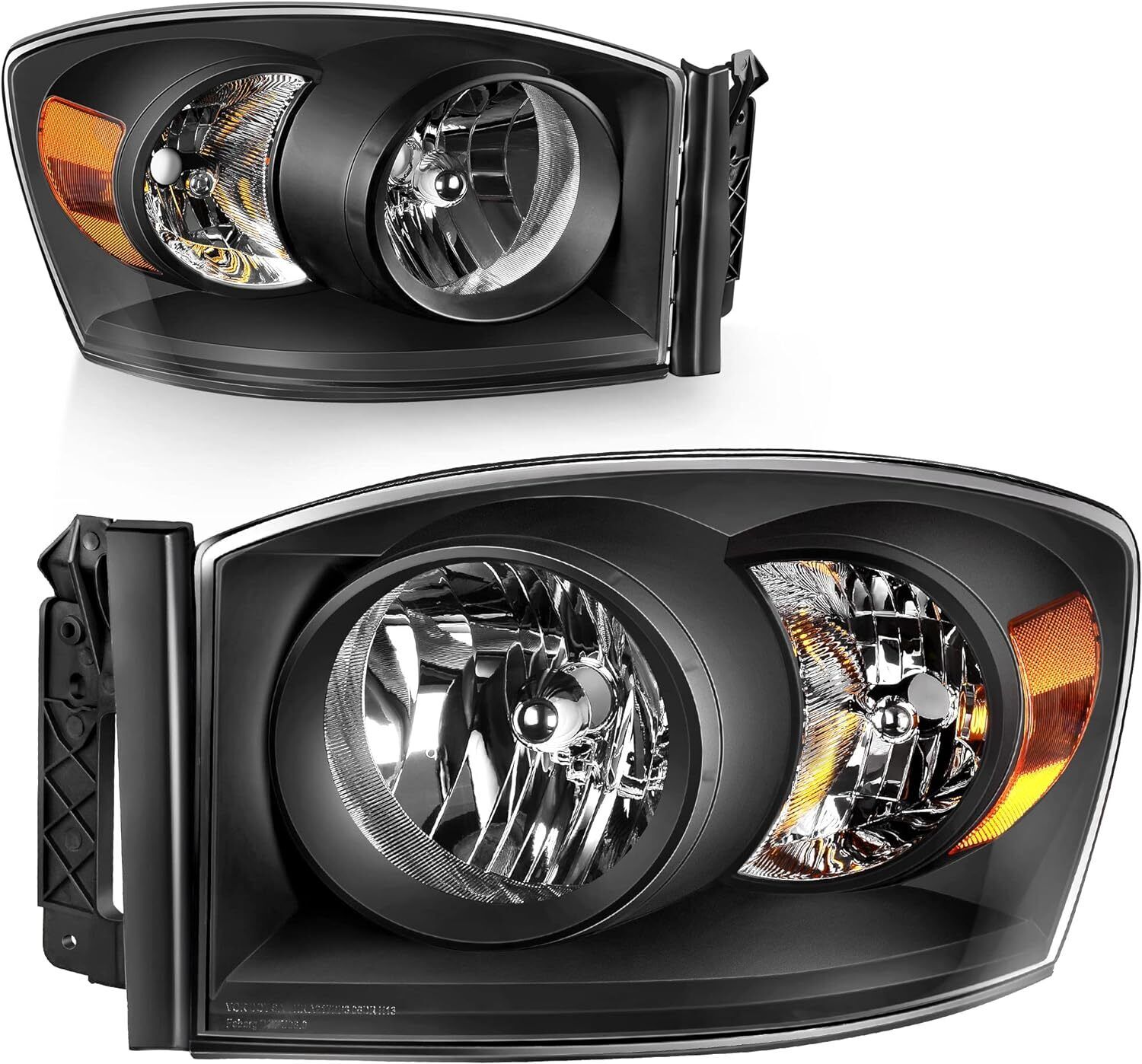 (USA) Headlight Assembly Compatible with 2006-2008 Dodge Ram 1500