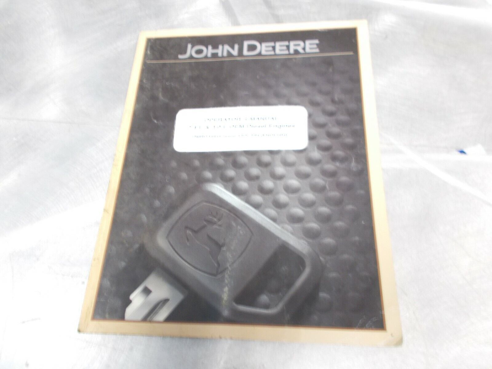 John Deere Operator\'s Manual 2.4 L & 3.0 L OEM Diesel Engine