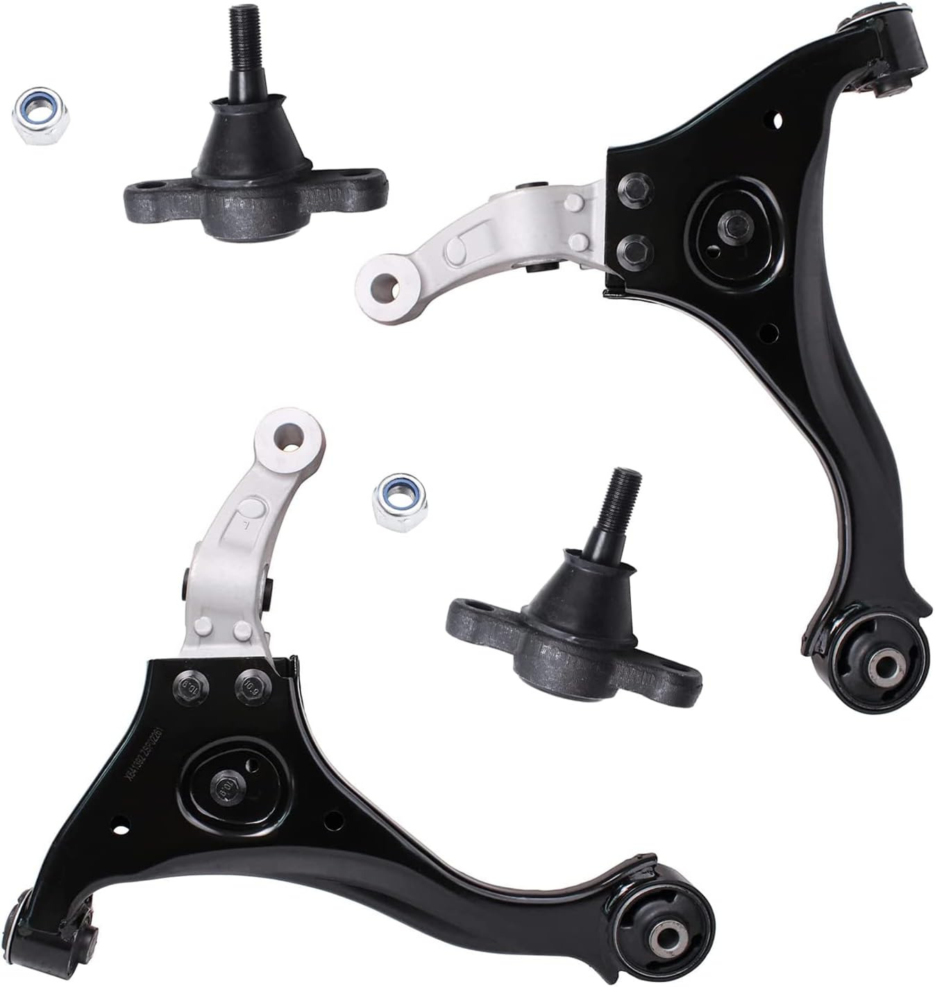 - Front 4Pc Control Arms Ball Joints for 06-10 Hyundai Sonata 2006 2007 2008 200