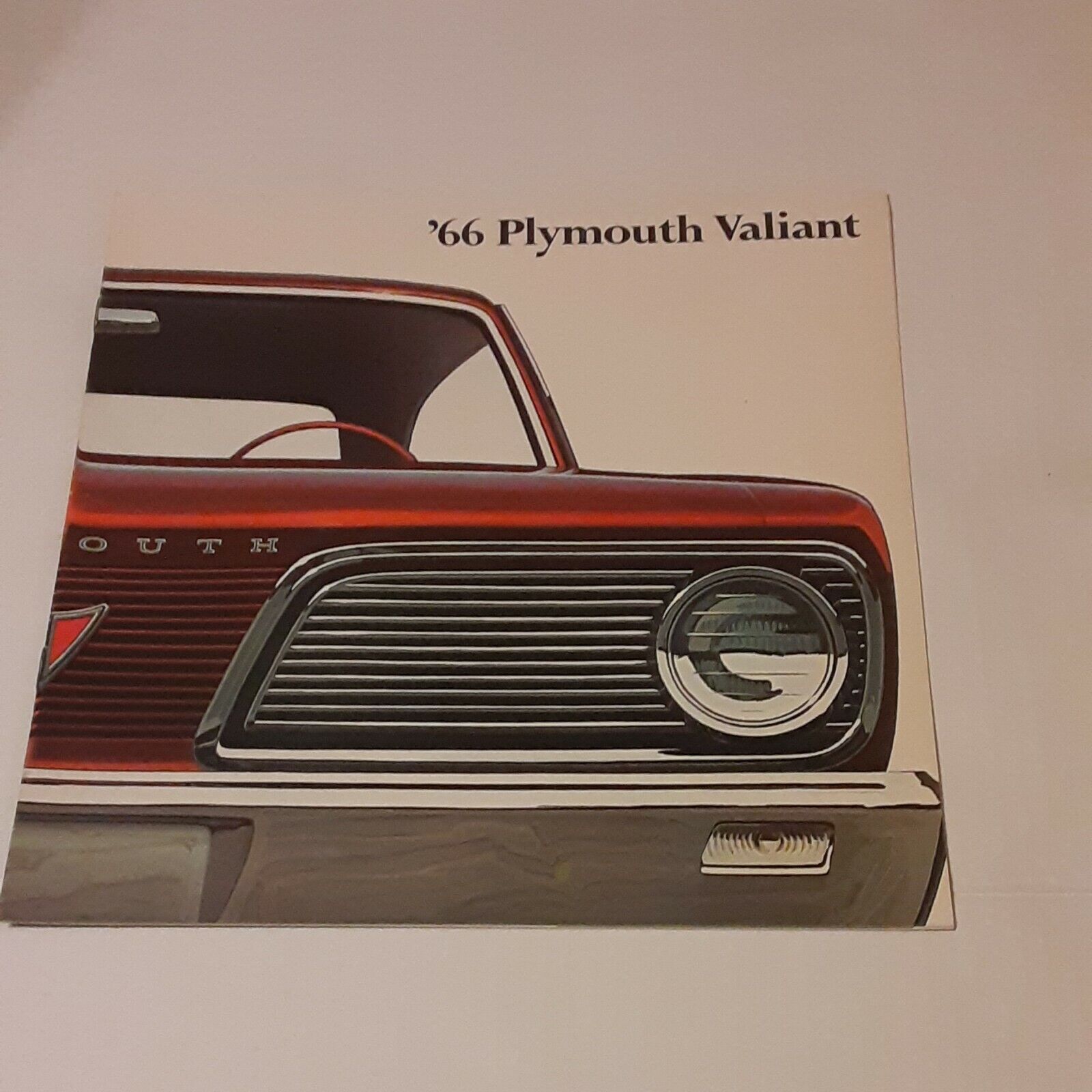 1966 PLYMOUTH VALIANT CAR SALES BROCHURES Fc4 